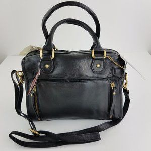 Naturalizer | Leather Black Crossbody Purse